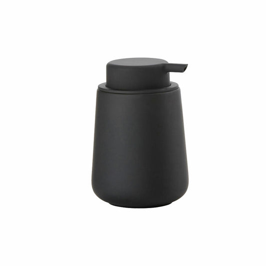 Zone Denmark soap dispenser Nova One, soap dispenser, dosing dispenser, stoneware, black, 250 ml, 330160