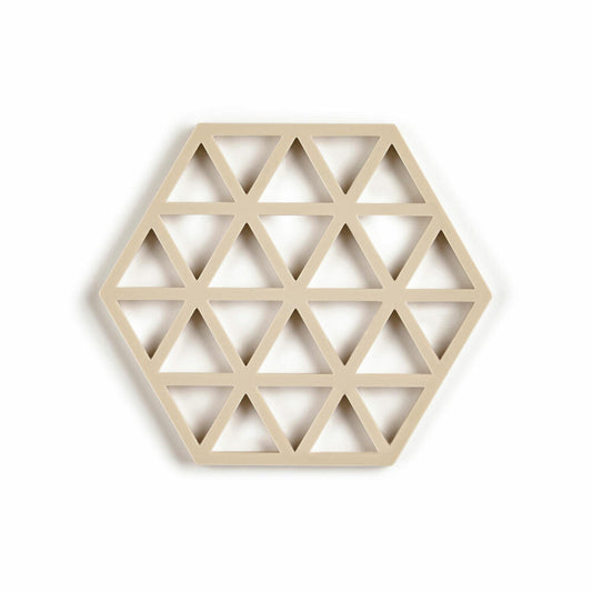 Zone Denmark Coaster Triangles, Glass Coaster, Drinks Coaster, Silicone, Birch, 331284