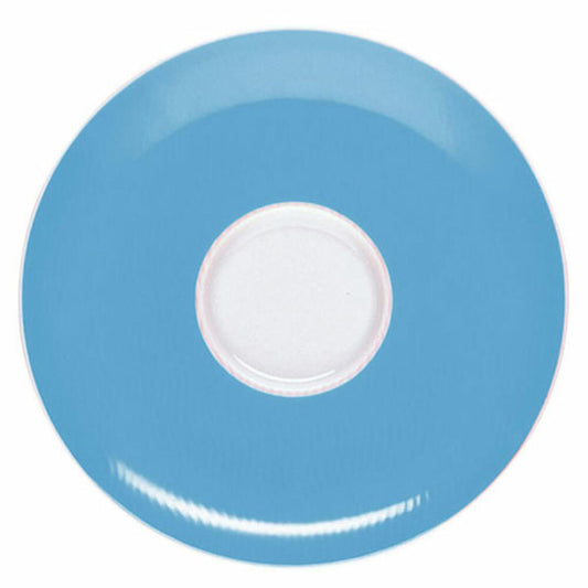 Thomas Sunny Day Cappuccinotasse mit Untertasse, Porzellan, Waterblue / Blau, Spülmaschinenfest, 380 ml, 2-tlg., 14670