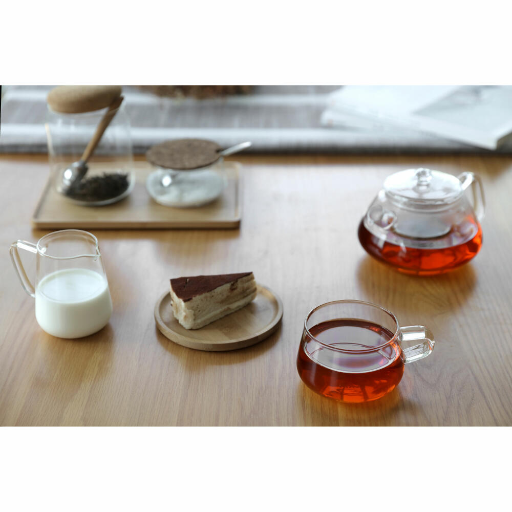 VIVA Nicola glass teapot, with strainer insert, glass jug, tea pot, borosilicate glass, 750 ml, V70400