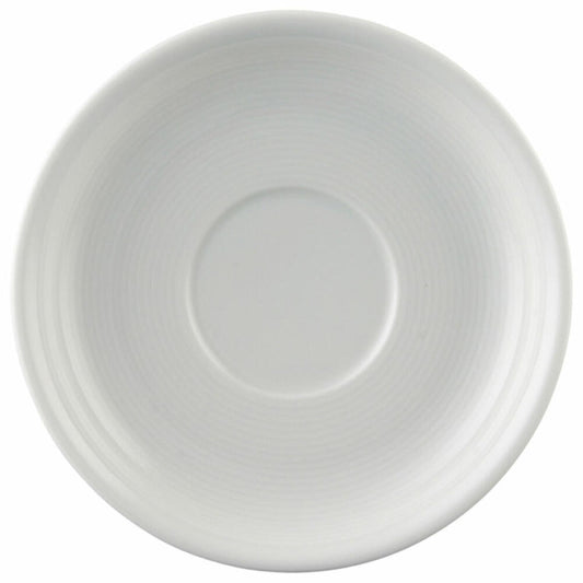 Thomas Trend Frühstücks-Untertasse, Cappuccino-Untertasse, Porzellan, Weiß, Spülmaschinenfest, 16 cm, 14661