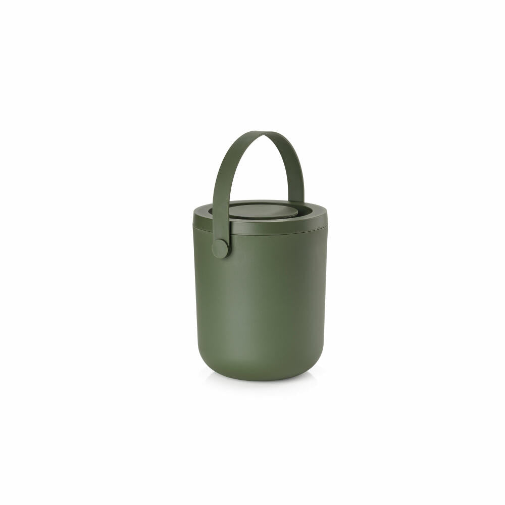 Zone Denmark Waste Bin Circular, Organic Waste Bin, Organic Waste, Organic Waste Bin, Kitchen Bin, ABS, Garden Green, 3 L, 23206