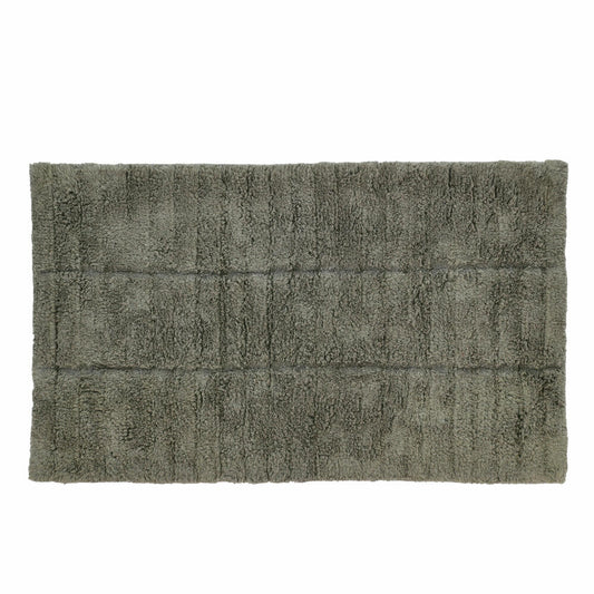 Zone Denmark Bath Mat Tiles, Bath Rug, Bath Mat, Shower Mat, Cotton, Olive Green, 80 x 50 cm, 26451