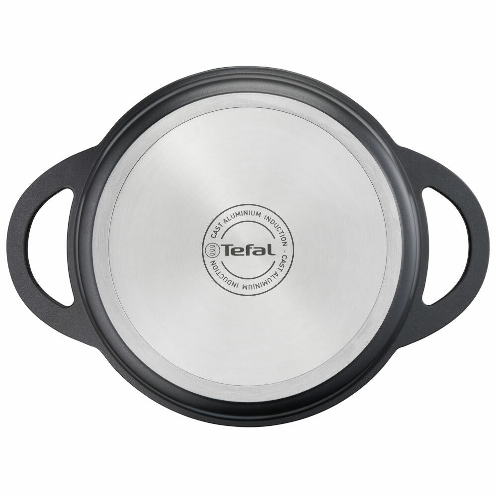 Tefal Trattoria Schmortopf, Kochtopf, Topf, Bratentopf, induktionsgeeignet, Aluguss, Ø 20 cm, E21844
