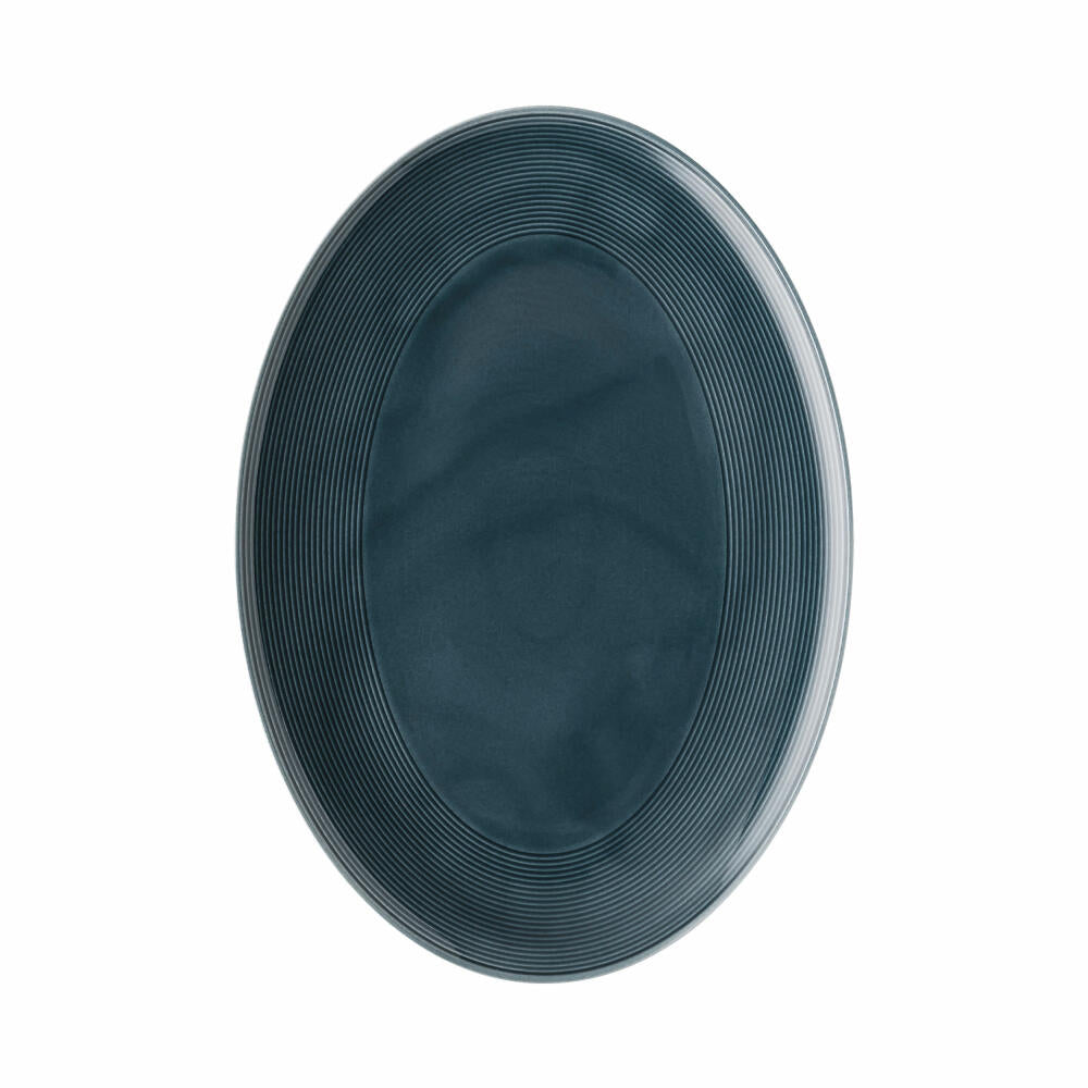 Thomas Loft by Rosenthal Plate, serving plate, porcelain, Ice Blue, 34 cm, 11900-401918-12734