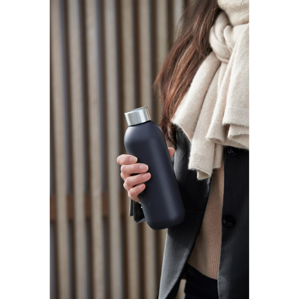 Stelton Keep Cool insulated bottle, stainless steel, plastic, Soft Deep Ocean, 600 ml, 355-19