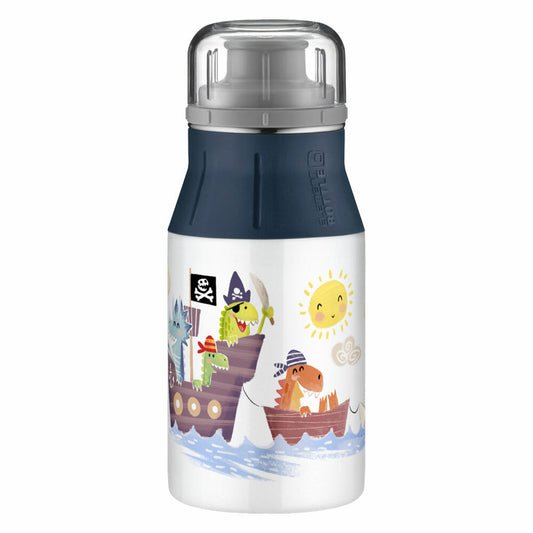 Alfi children's drinking bottle elementBottle Kids, drinking bottle, sports bottle, bottle, stainless steel, Sea Adventures, 400 ml, 5357.203.040