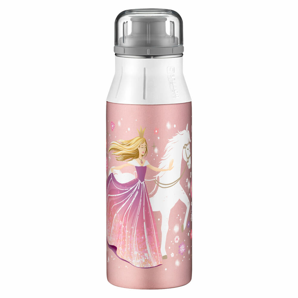 Alfi Kindertrinkflasche elementBottle Kids, Trinkflasche, Sportflasche, Flasche, Edelstahl, Flower Princess, 600 ml, 5357.207.060