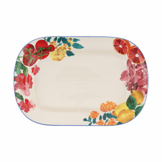 Maxwell &amp; Williams Capri plate, serving plate, serving plate, in gift box, ceramic, 38 x 25 x 5 cm, DR0528