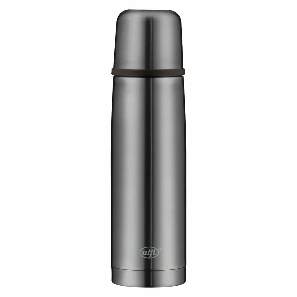 Alfi Isolierflasche Isotherm Perfect automatic, Isoflasche, Thermoflasche, Flasche, Edelstahl, Grey, 0.5 L, 5737.234.050