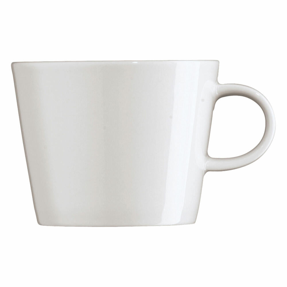 Arzberg Cucina Café-au-lait cup, upper cup, coffee cup, milk coffee cup, coffee mug, coffee mug, Bianca, porcelain, 420 ml, 42116-800001-14852