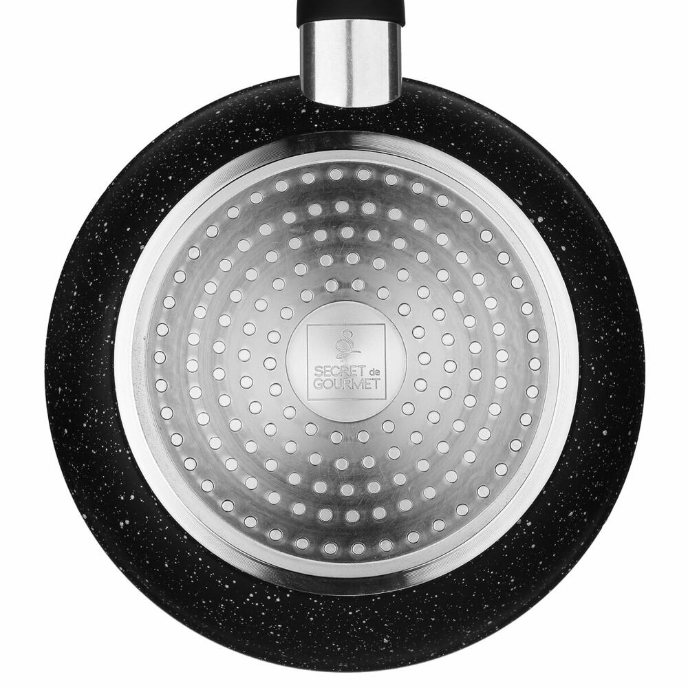 5five Simply Smart Frying Pan Caractere, Pan, Aluminium, Plastic, Black, 20 cm, 111000