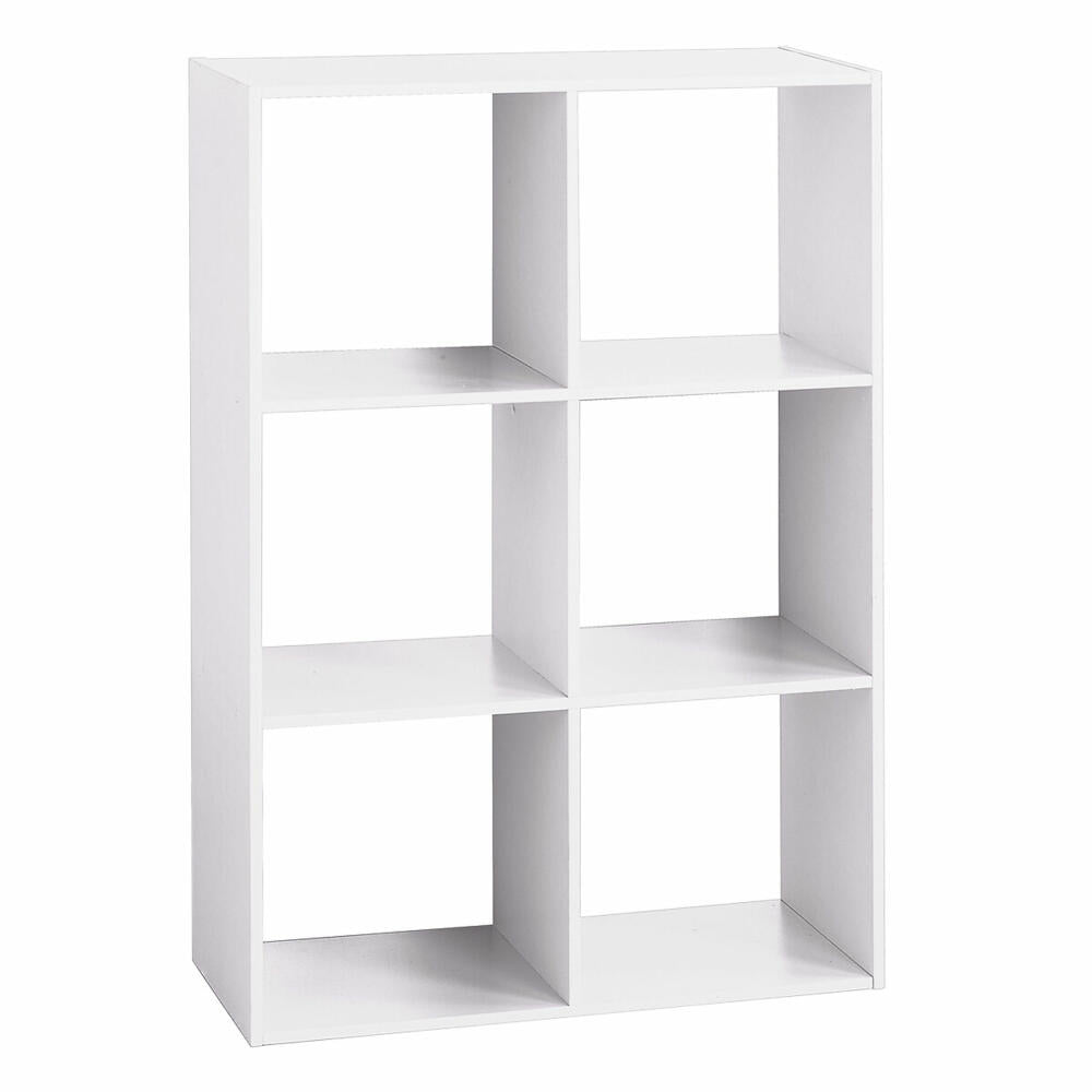 5five Simply Smart Regal Mix N Modul 2x3, Holzspahn, Weiß, 100.5 x 67.5 cm, 138909C