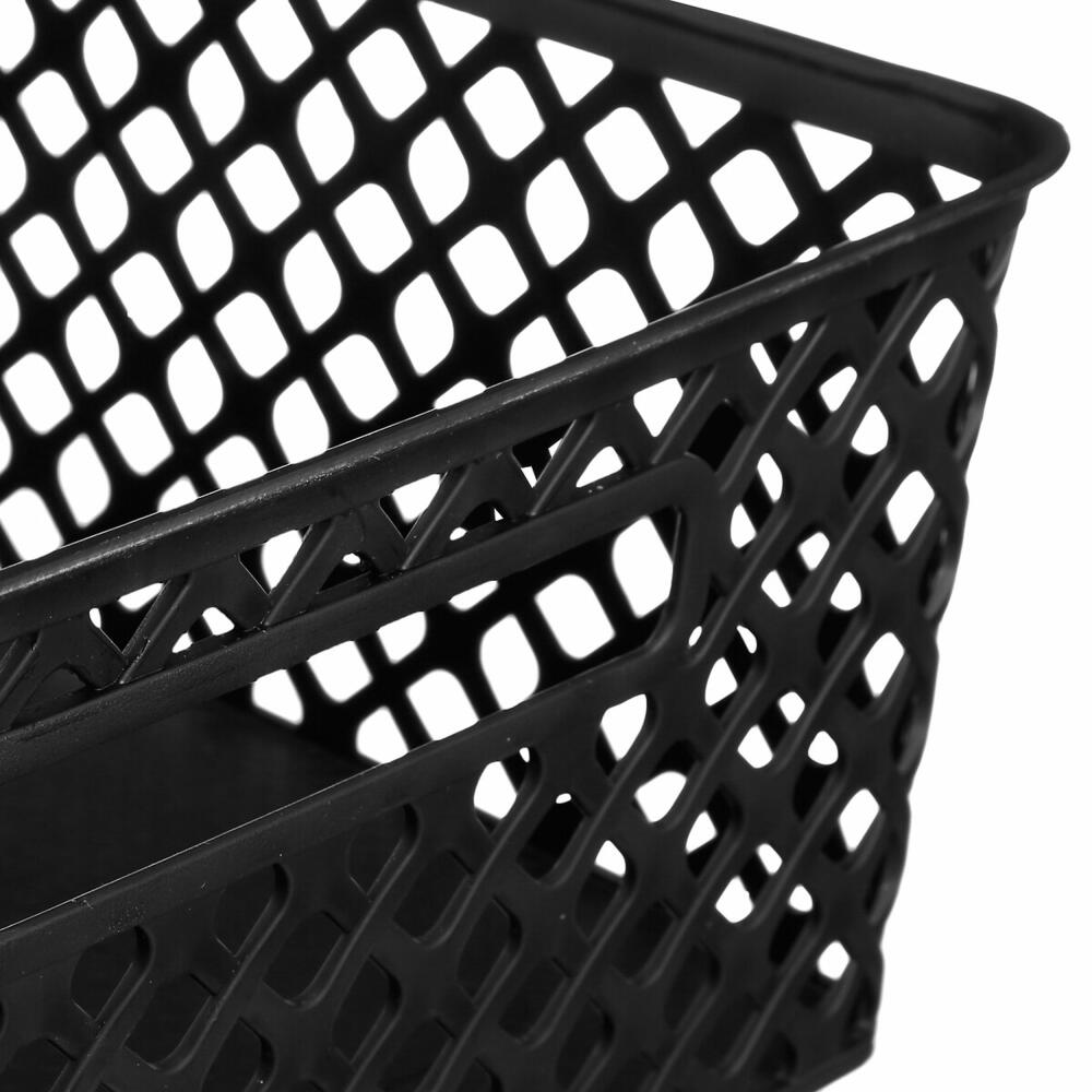 5five Simply Smart storage basket Folk, PP plastic, black, 11 liters, 138801A