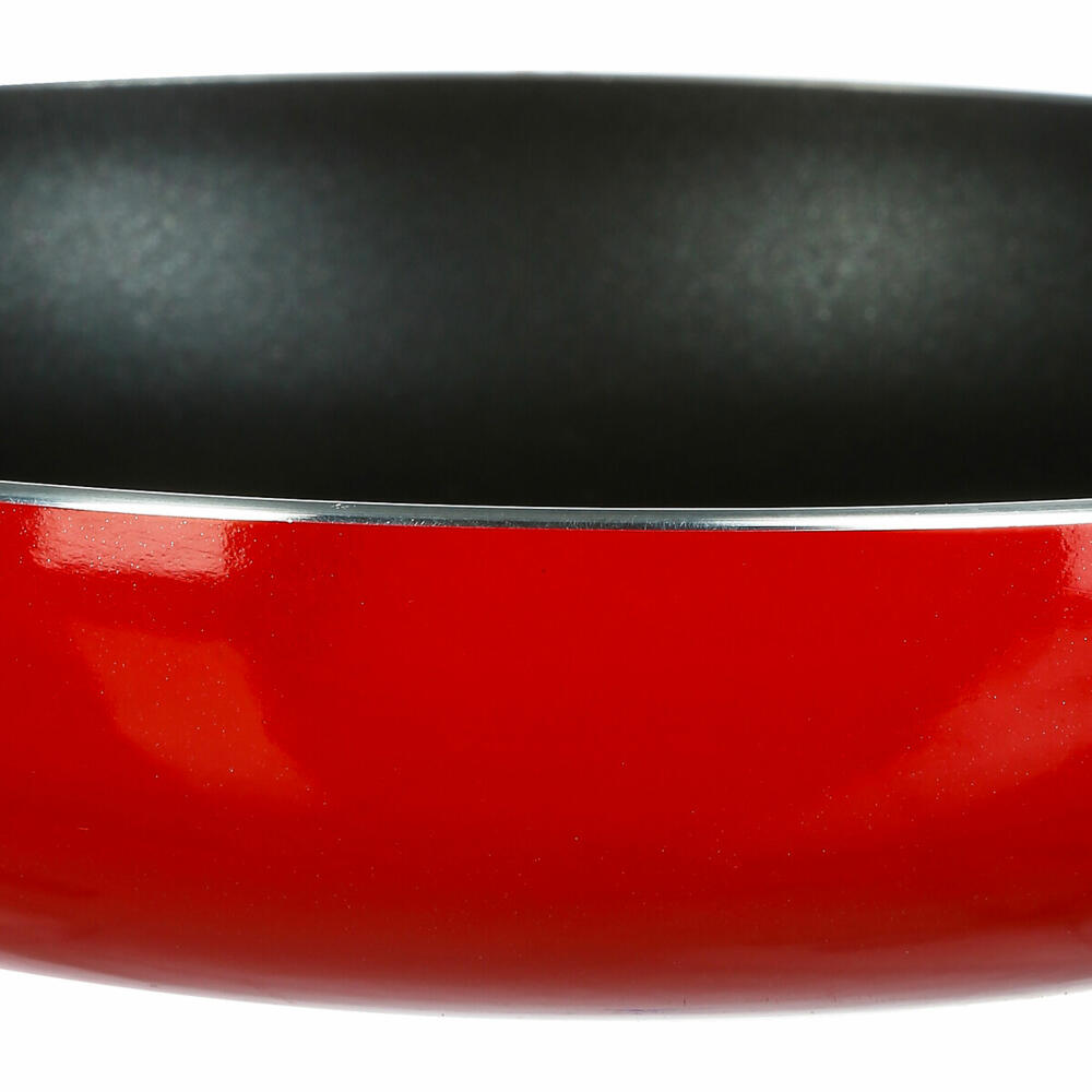 5five Simply Smart Frying Pan Essentielle, non-stick, aluminum, plastic, red, 20 cm, 128840