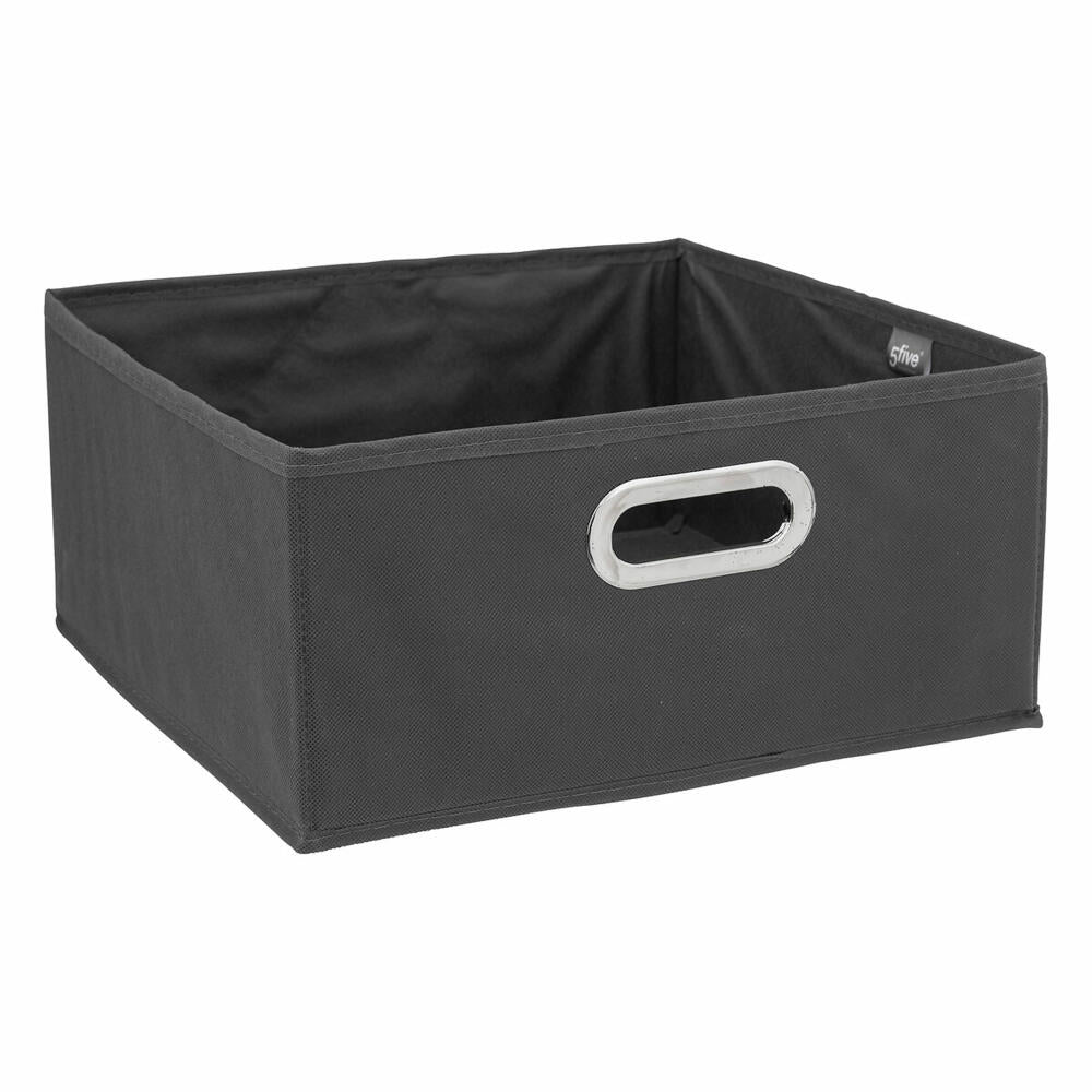 5five Simply Smart Storage Basket Mix N Module, Cardboard, PP Plastic, Anthracite Grey, 31 x 15 cm, 138886A