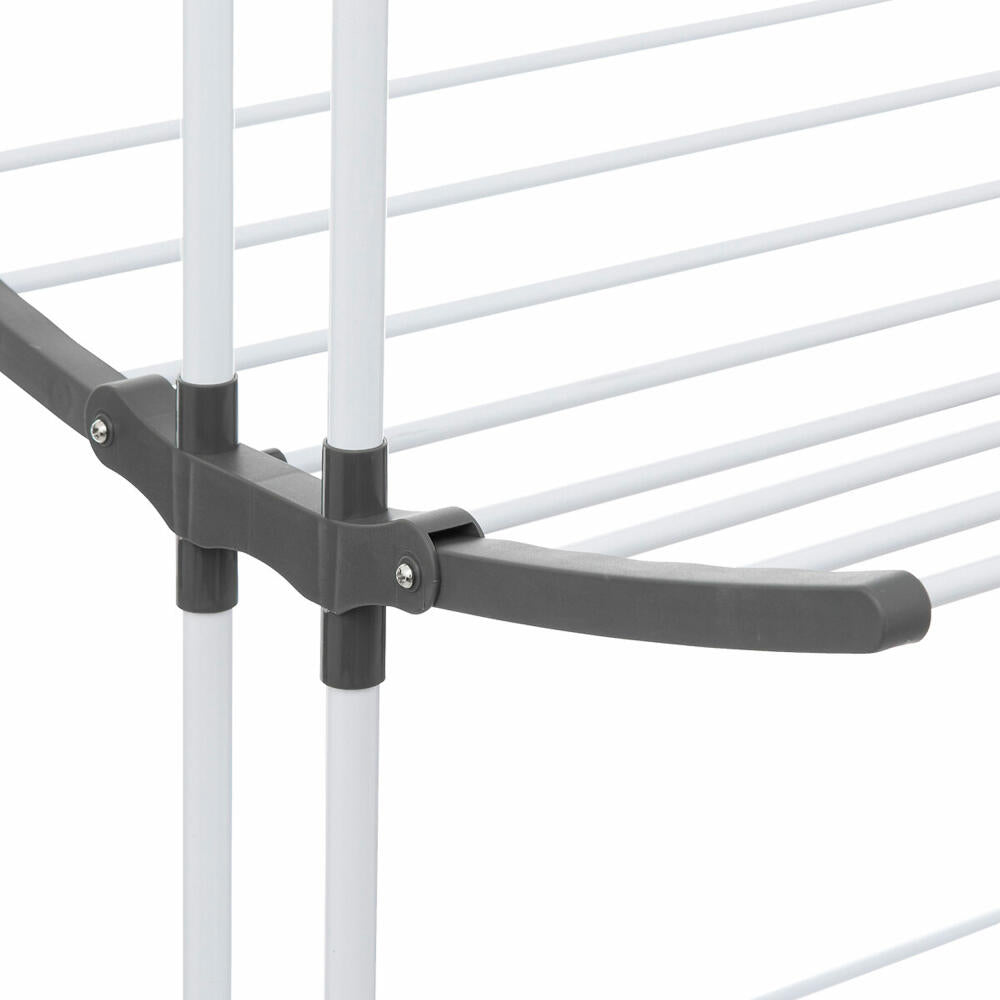 5five Simply Smart Roll-Drying Rack Nubie Plus, Steel, PP Plastic, Grey, 24 Meters, 157306