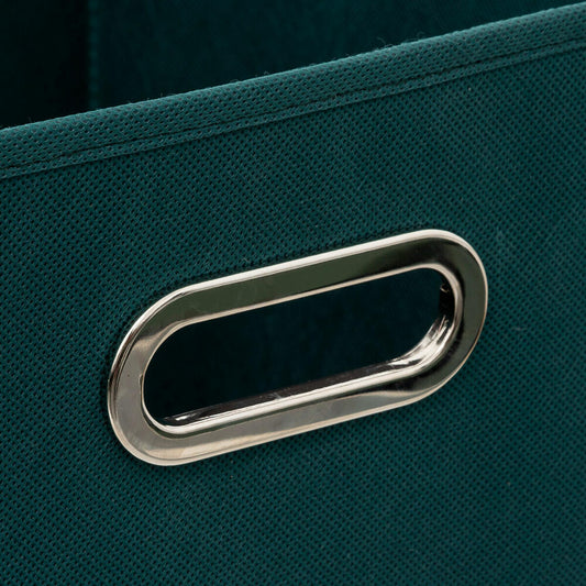 5five Simply Smart Aufbewahrungskorb Mix N Modul, Pappe, PP-Kunststoff, Petrolblau, 31 x 31 cm, 138885M