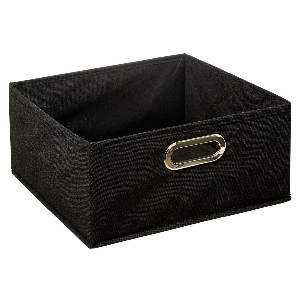 5five Simply Smart Storage Basket Mix N Module, Cardboard, PP Plastic, Black, 31 x 15 cm, 138886J