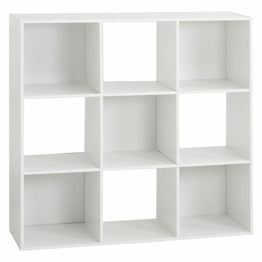 5five Simply Smart Shelf Mix N Module 3x3, wood chipboard, MDF, white, 100.5 x 100.5 cm, 138971C