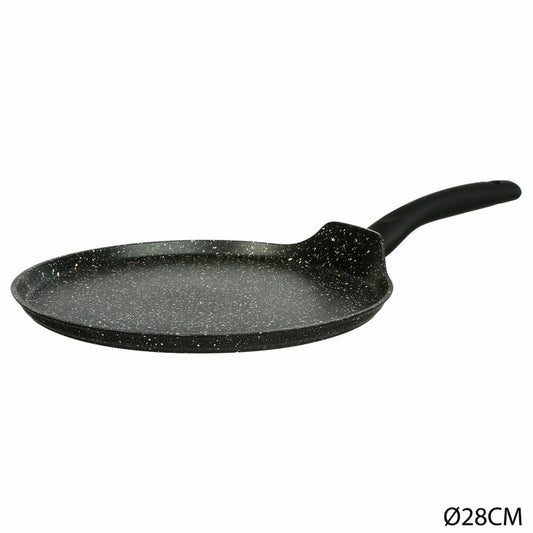 5five Simply Smart Crêpe Pan Caractere, Pan, Aluminium, Plastic, Black, 28 cm, 124452