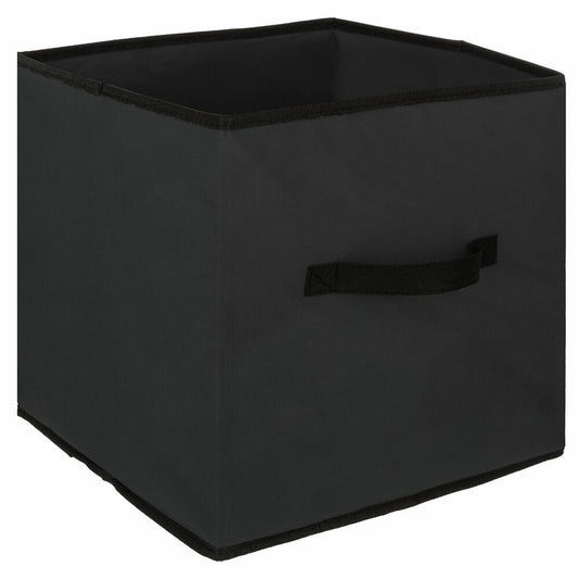 5five Simply Smart Storage Basket Mix N Modul Lane, Cardboard, PP Plastic, Black, 31 x 31 cm, 130060