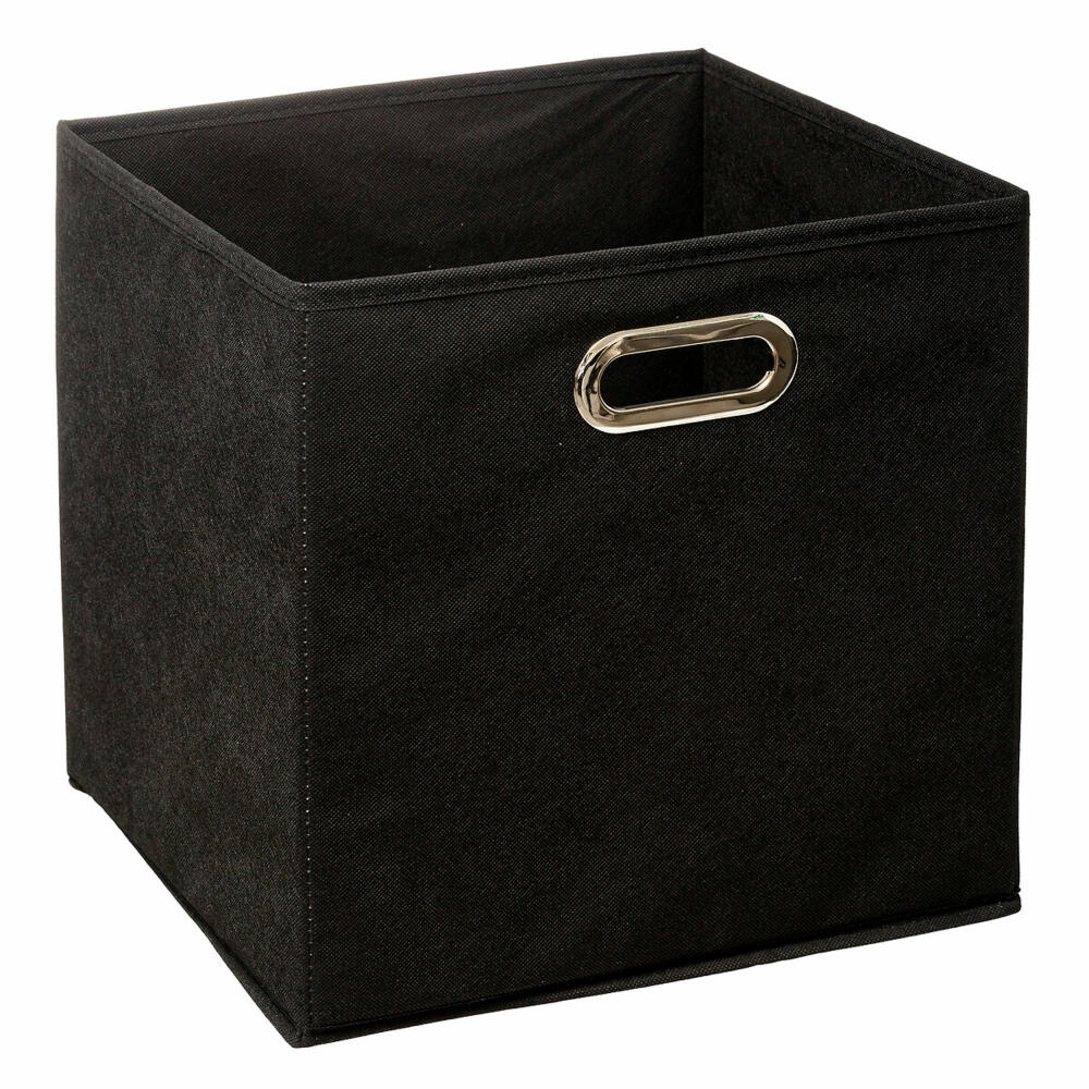 5five Simply Smart Storage Basket Mix N Module, Cardboard, PP Plastic, Black, 31 x 31 cm, 138885J