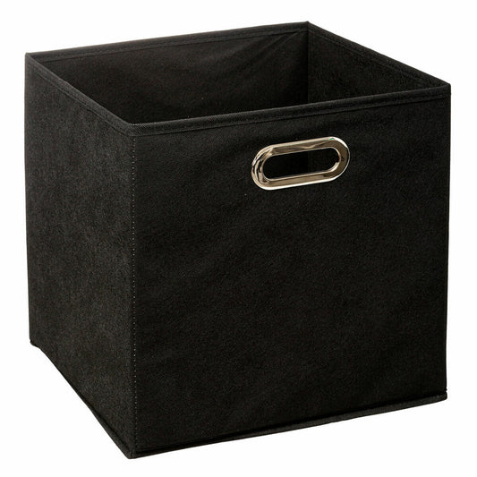 5five Simply Smart Storage Basket Mix N Module, Cardboard, PP Plastic, Black, 31 x 31 cm, 138885J