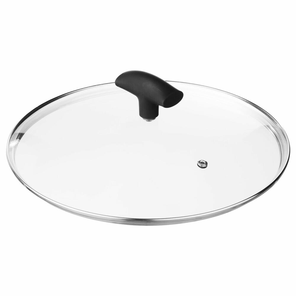 5five Simply Smart Sauteuse Caractere mit Deckel, Sautierpfanne, Aluminium, Kunststoff, Glas, Schwarz, 28 cm, 111011