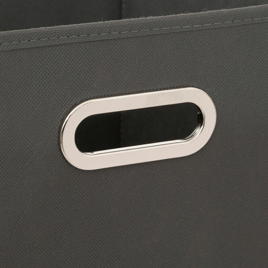 5five Simply Smart Aufbewahrungskorb Mix N Modul, Pappe, PP-Kunststoff, Grau, 31 x 31 cm, 138885A