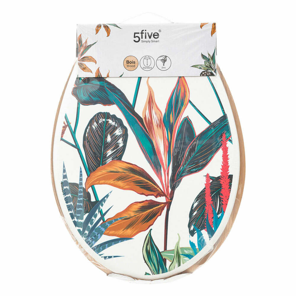 5five Simply Smart WC seat Palawan, toilet seat, HDF, zinc, plastic, colored, 174693B