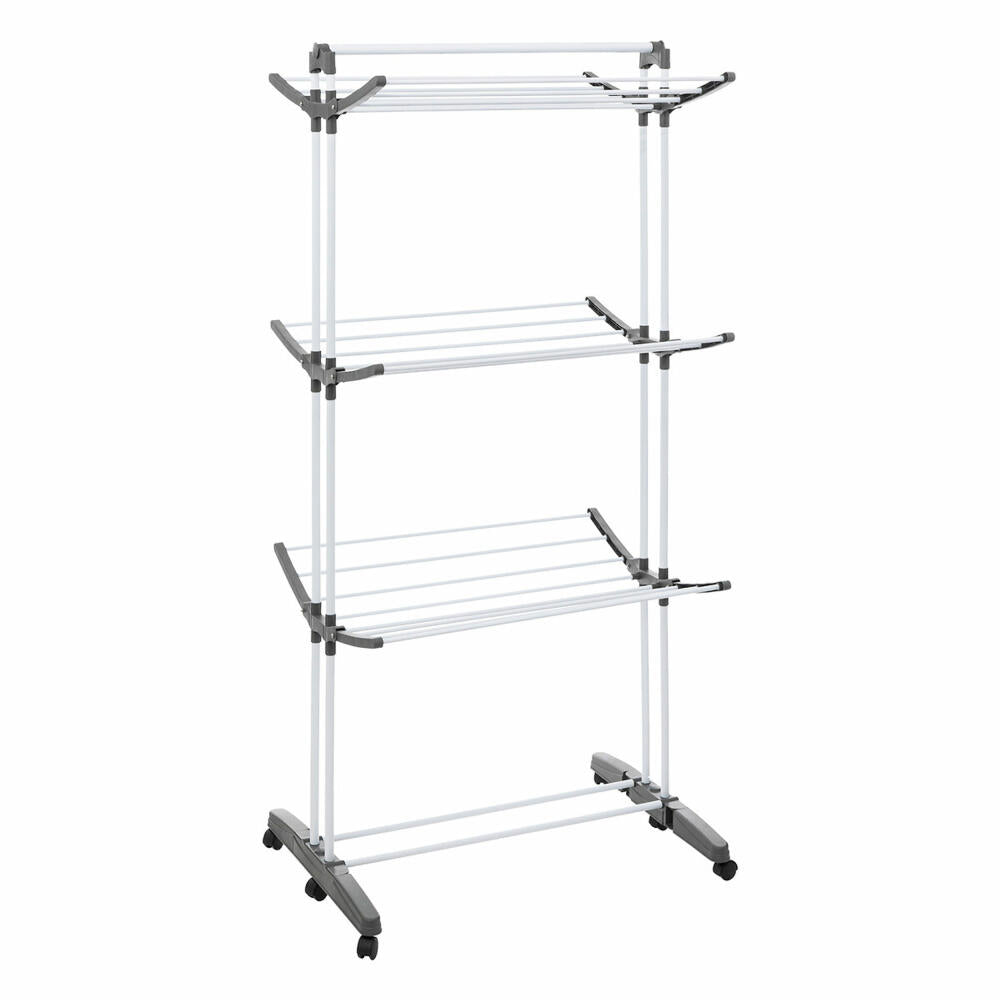 5five Simply Smart Roll-Drying Rack Nubie Plus, Steel, PP Plastic, Grey, 24 Meters, 157306