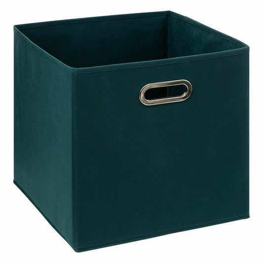 5five Simply Smart Storage Basket Mix N Module, Cardboard, PP Plastic, Petrol Blue, 31 x 31 cm, 138885M