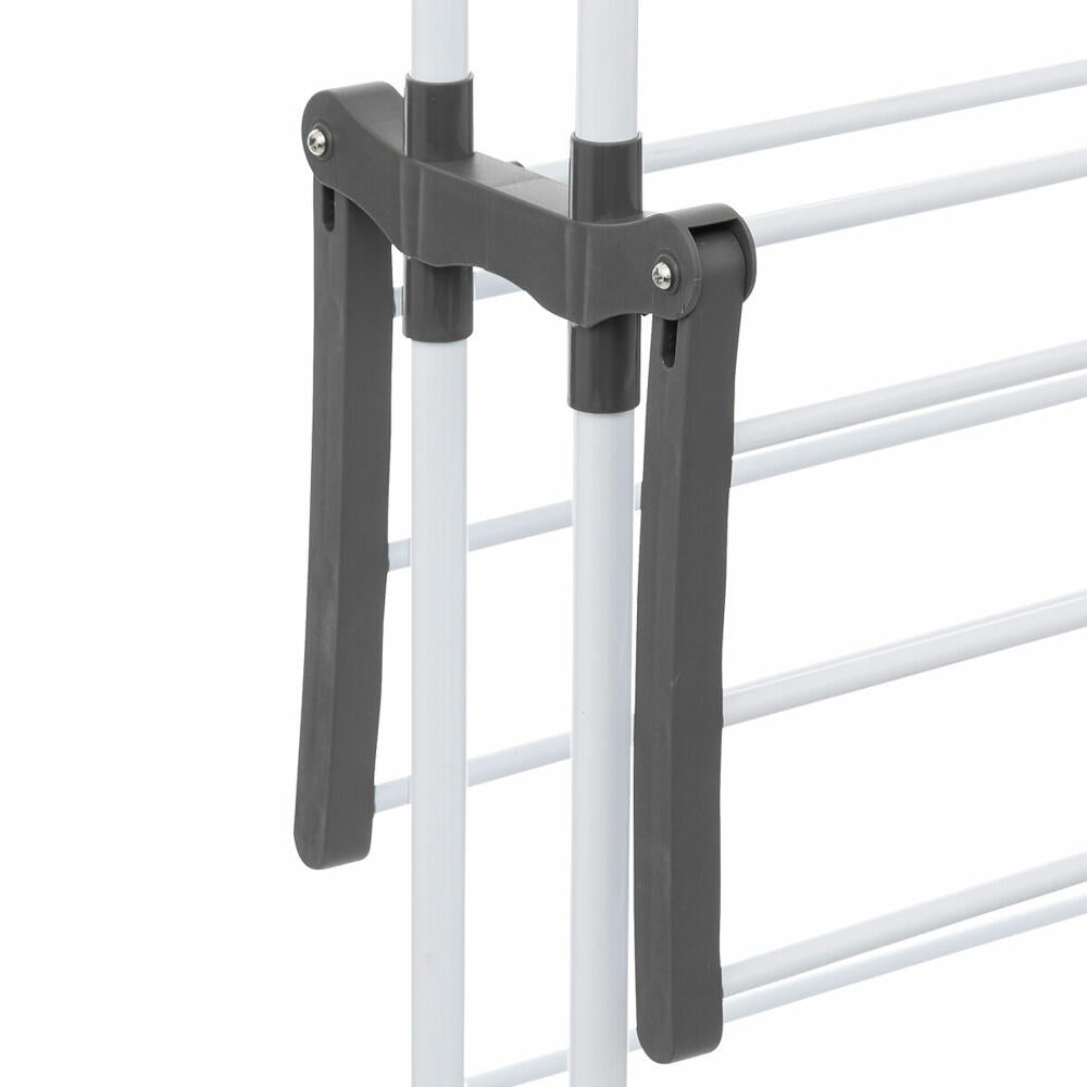 5five Simply Smart Roll-Drying Rack Nubie Plus, Steel, PP Plastic, Grey, 24 Meters, 157306