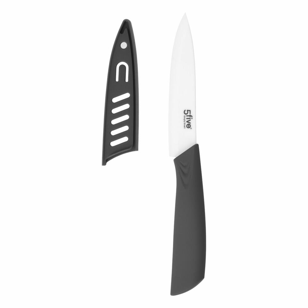 5five Simply Smart Ceramic Paring Knife Zirco, Ceramic, Plastic, Grey, Blade 10 cm, 146631