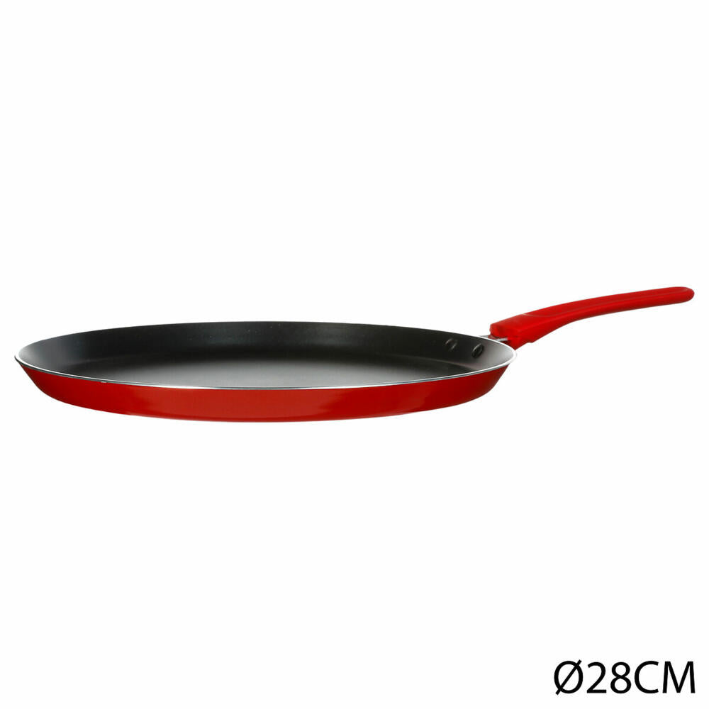 5five Simply Smart Crêpepfanne  Essentielle, Aluminium, Kunststoff, Rot, 28 cm, 128852