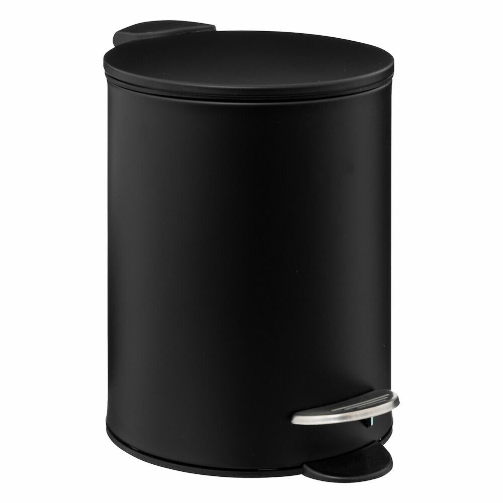 5five Simply Smart Waste Bin Colorama Soft Close, Metal, Plastic, Black, 3 L, 174528J