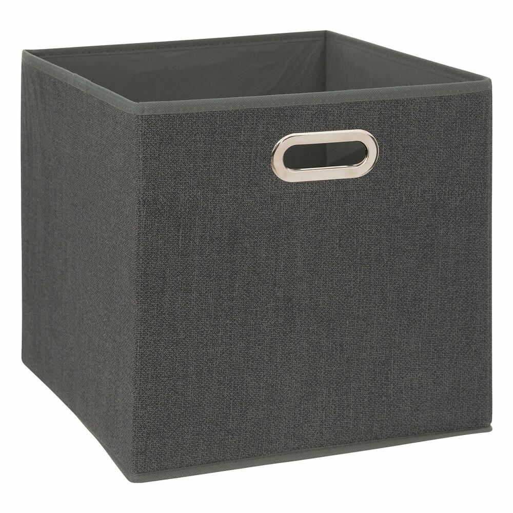 5five Simply Smart storage basket Mix N module, cardboard, PP plastic, mottled dark grey, 31 x 31 cm, 138885D