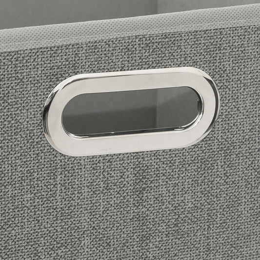 5five Simply Smart Aufbewahrungskorb Mix N Modul, Pappe, PP-Kunststoff, Hellgrau, 31 x 31 cm, 138885C