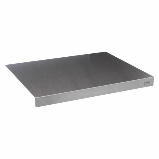 5five Simply Smart kitchen mat, kneading board, stainless steel, silver, 50 x 40 cm, 179748