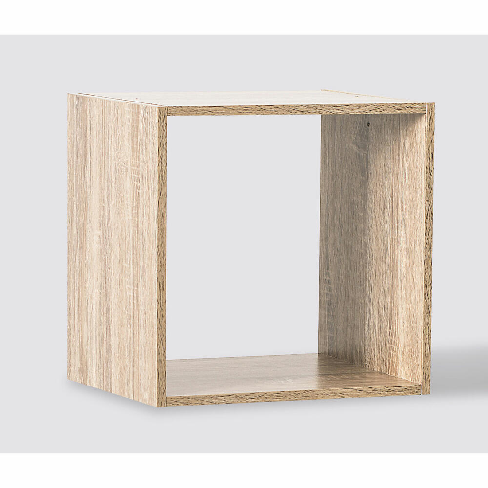 5five Simply Smart Regalfach Mix N Modul Naturholz-Optik 1x1, Holzspahn, Beige, 34.5 x 34.5 cm, 138966