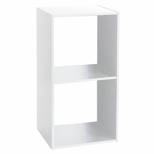 5five Simply Smart Shelf Mix N Module 2x1, Wood Chips, White, 34.5 x 67.5 cm, 138967C