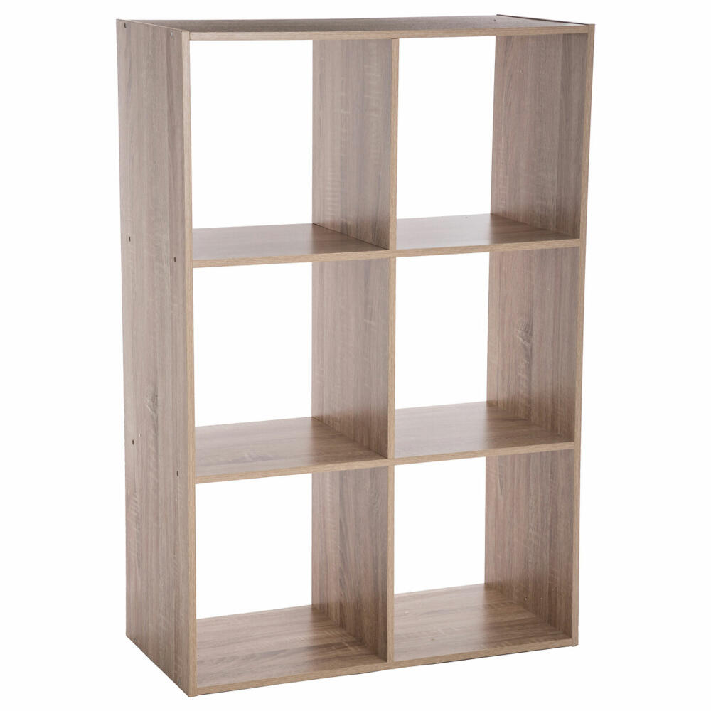 5five Simply Smart Shelf Mix N Module 2x3 Natural Wood Look, Wood Chips, Beige, 100.5 x 67.5 cm, 138909