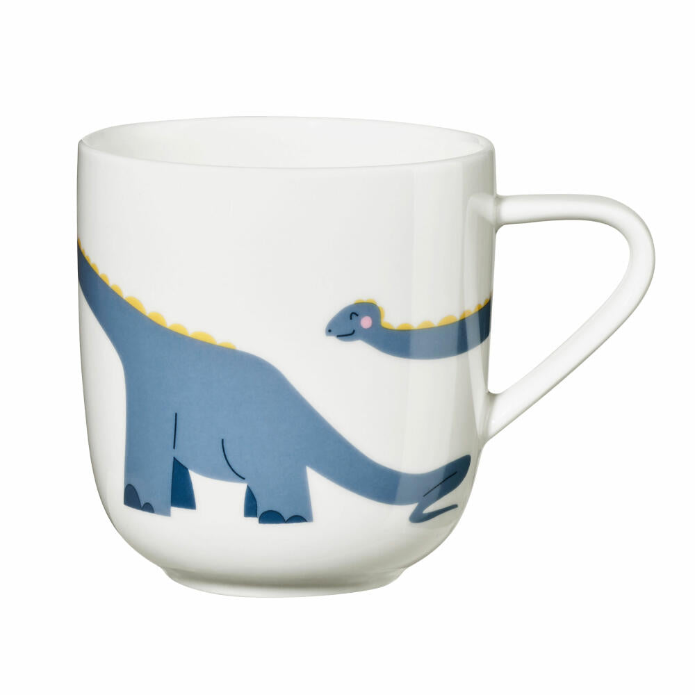 ASA Selection Henkelbecher Brontosaurus Brutus, Fine Bone China, Weiß glänzend, 250 ml, 38075314