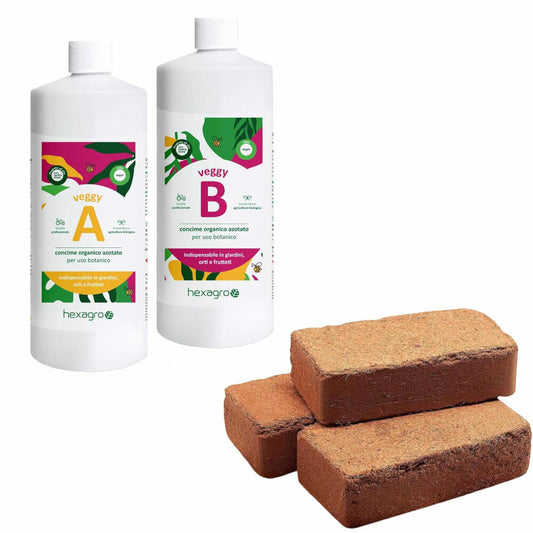 Hexagro Growing Kit Starter Kit S for Poty S, 3x substrate and 2x nutrient mixture, ARXRS01