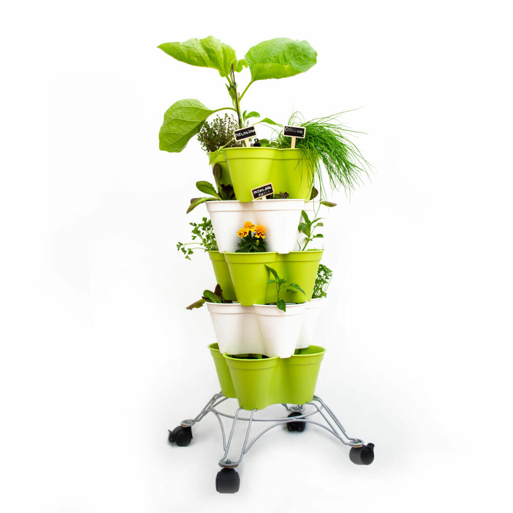 Hexagro Plant Pot Set Poty S, hydroponic garden set with irrigation system, PPS01