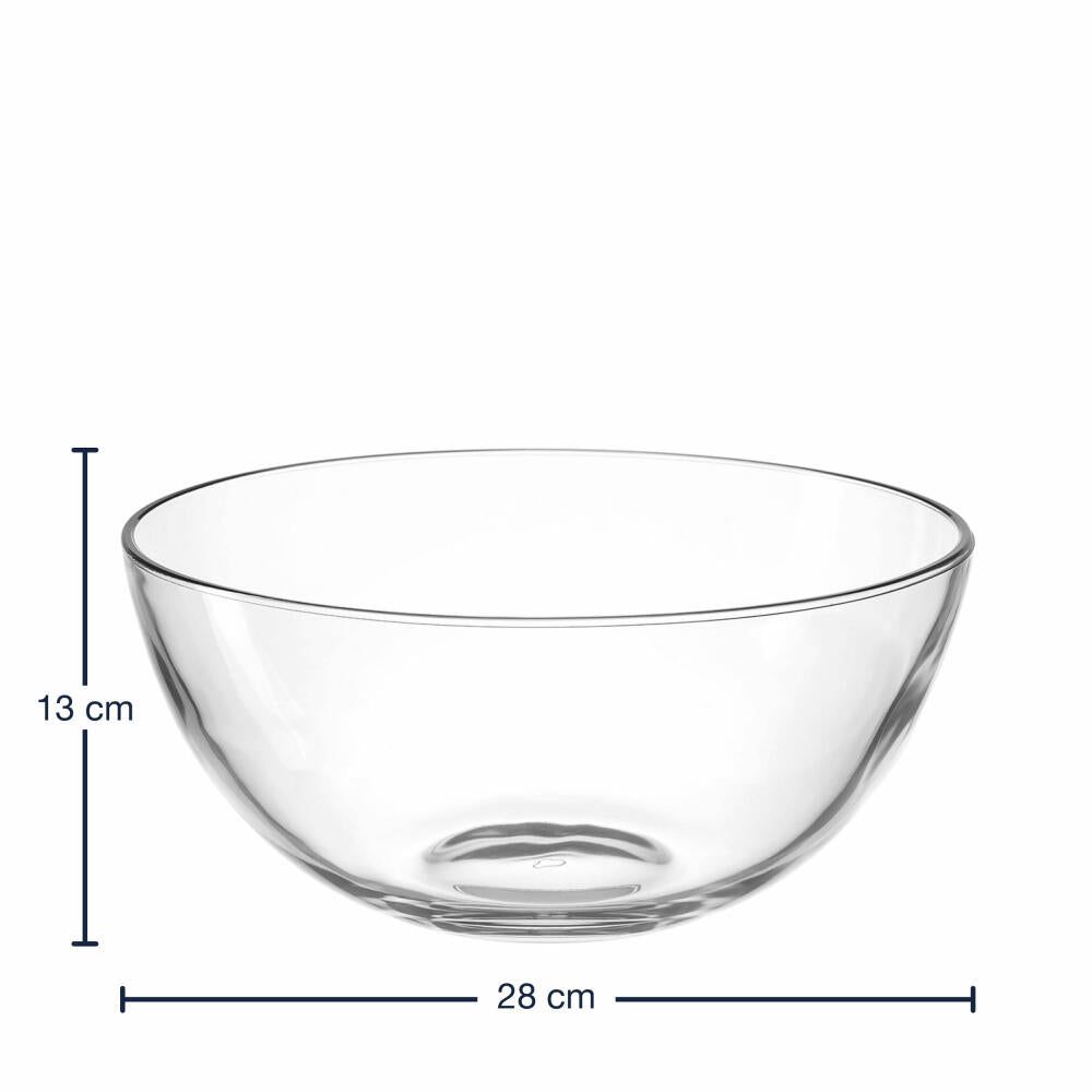 Leonardo bowl Cucina, bowl, salad bowl, serving bowl, glass, Ø 28 cm, 066344