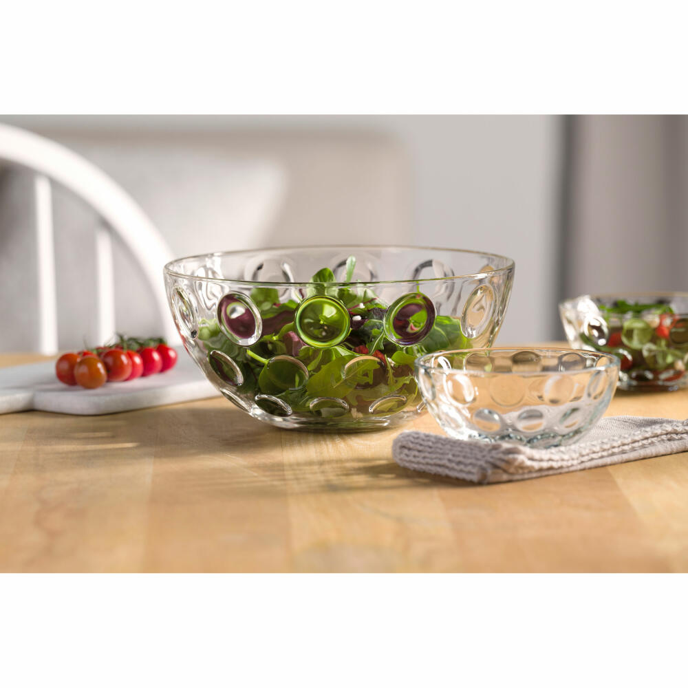 Leonardo bowl Cucina Optic, bowl, salad bowl, serving bowl, glass, Ø 28 cm, 066343