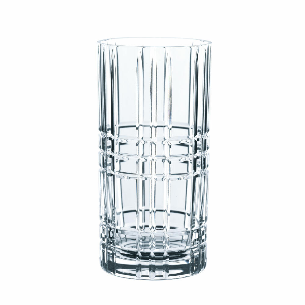 Nachtmann Highland Square Mug Set, 12 pcs., Tumbler, Long Drink Glass, Drinking Glass, Crystal Glass, 101754