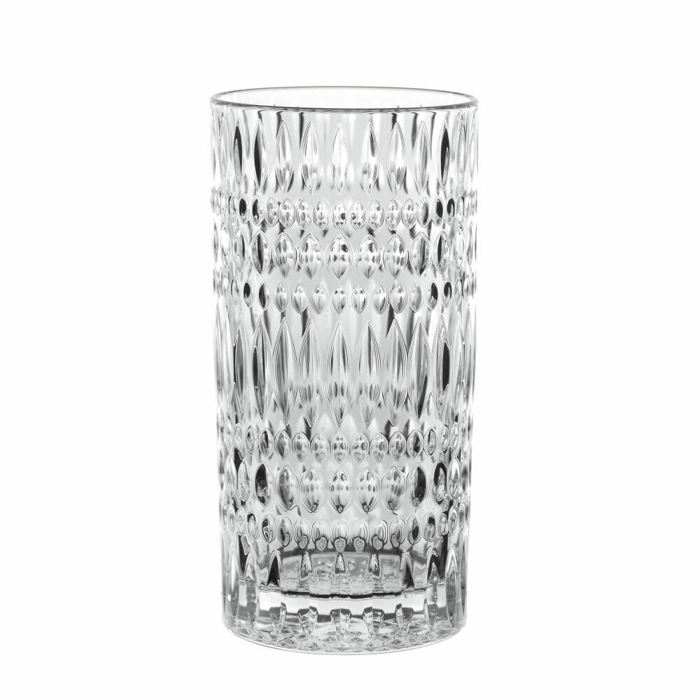 Nachtmann ETHNO tumbler set, 12 pcs., tumbler, long drink glass, drinking glass, crystal glass, 105354